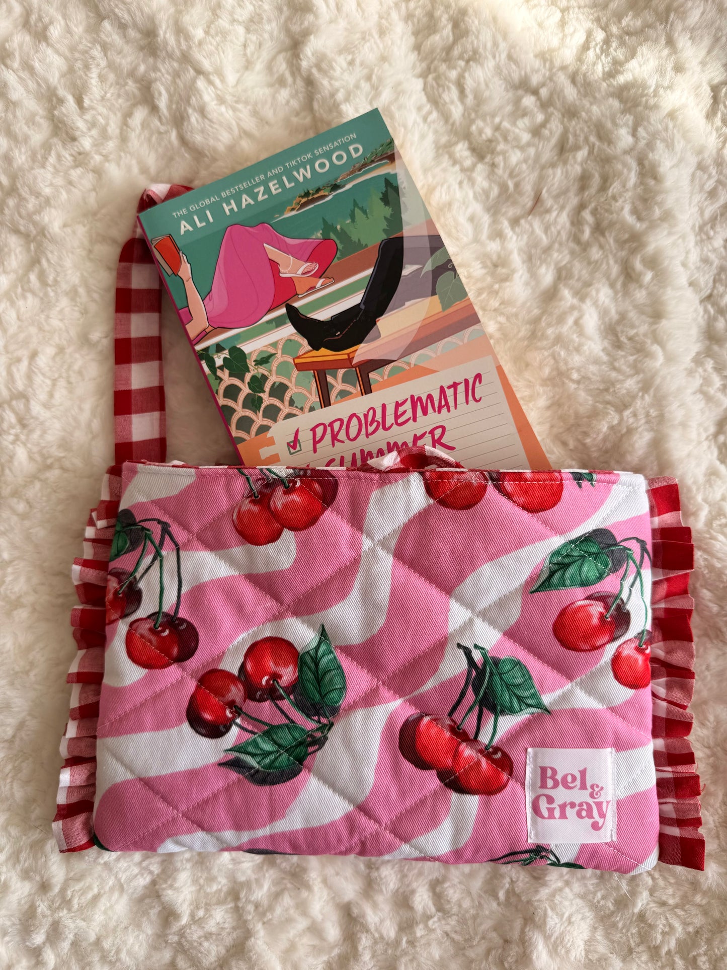 Cherry Waves Book Sleeve + Problematic Summer Romance by Ali Hazelwood ππ