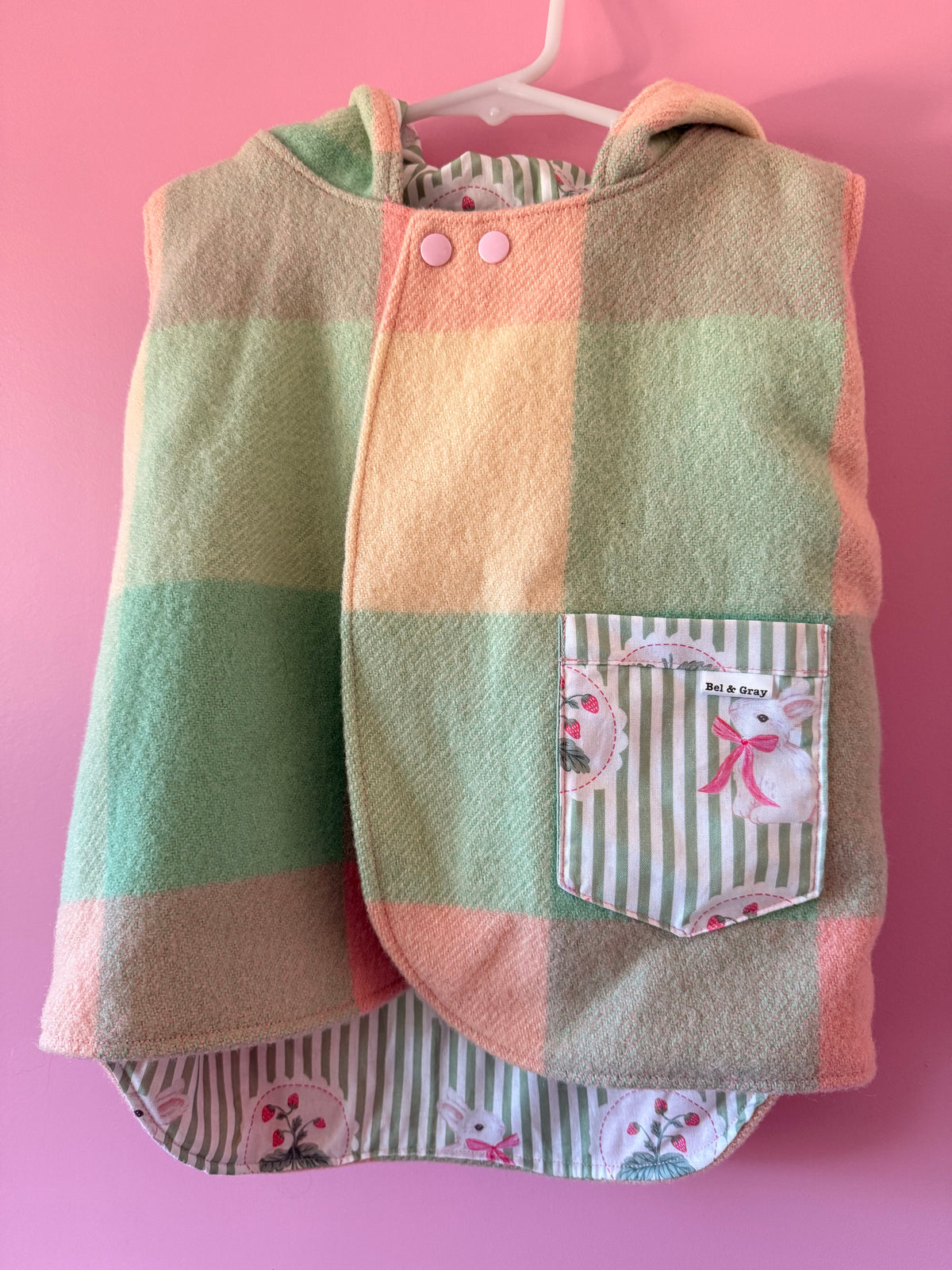 Bunny Stripe Wool Vest