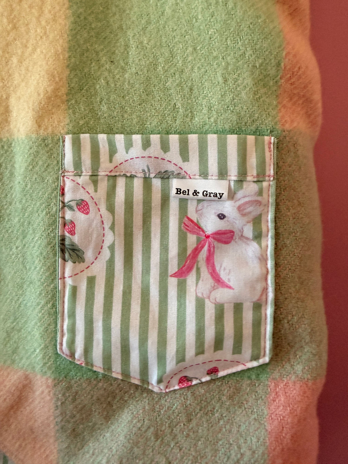 Bunny Stripe Wool Vest